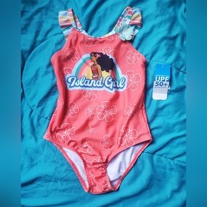 Moana One piece Bathing Suit Coral 5T